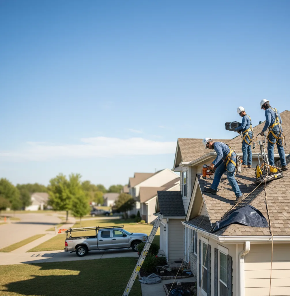 Roof Repair in Foster